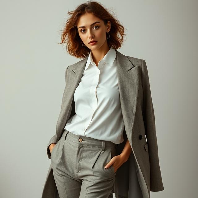 Elegant fashion portrait shot
